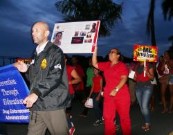 Marchers at the kickoff of Red Ribbon Week on St. Croix. Marchers at the kickoff of Red Ribbon Week on St. Croix.